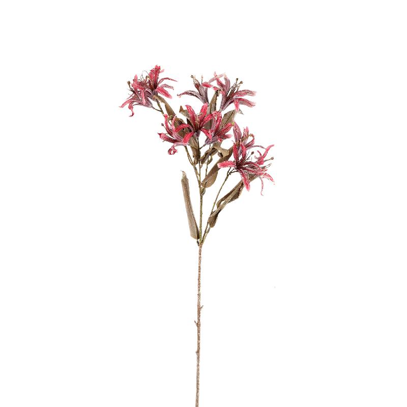 Garden Flower – Bordeaux Bauhinia Spray, Fabric Material, Elegant Design, L | PTMD