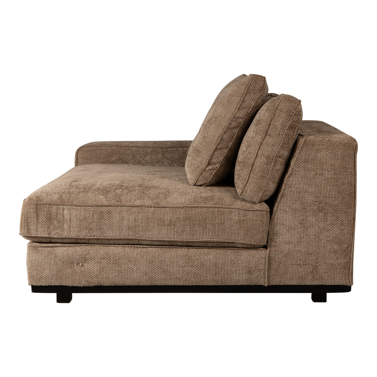 Sofa – Gepolsterte Sitzfläche, Stoffbezug Auswahl, Linke Armlehne – New Block | PTMD