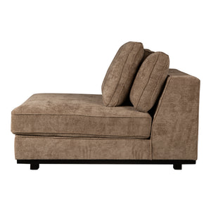 Sofa – Gepolsterte Sitzfläche, Stoffbezug Auswahl, Armlehnenloses Design – New Block | PTMD