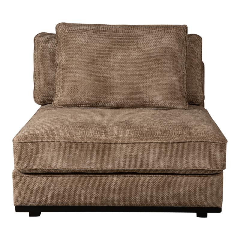 Sofa – Gepolsterte Sitzfläche, Stoffbezug Auswahl, Armlehnenloses Design – New Block | PTMD
