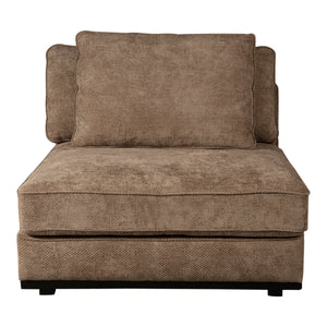 Sofa – Gepolsterte Sitzfläche, Stoffbezug Auswahl, Armlehnenloses Design – New Block | PTMD