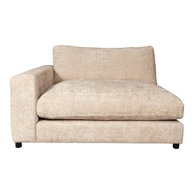 Chaiselongue – Gepolsterte Sitzfläche, Stoffbezug Auswahl, Modulares Design – New Nilla | PTMD