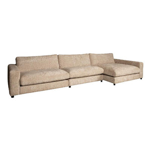 Sofa – Stoffbezug, Chaiselongue, Ohne Armlehnen – Nilla | PTMD