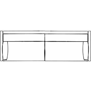 Sofa – Gepolsterte Sitzfläche, Stoffbezug Auswahl, Großzügiges Sitzdesign – New Formia | PTMD