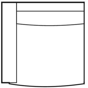 Sofa – Gepolsterte Sitzfläche, Stoffbezug Auswahl, Linke Armlehne – New Formia | PTMD