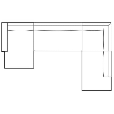 Corner Sofa – Corner Module Design, Fabric Upholstery, Right-Hand Facing – Palermo | PTMD
