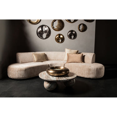 Sofa – Stoffbezug, Gerades Design, Komfortpolster – Catania | PTMD