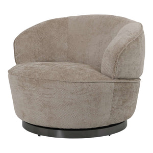 Armchair – Eden Fabric Upholstery, Beige Surface, Padded Seat – Filou | PTMD