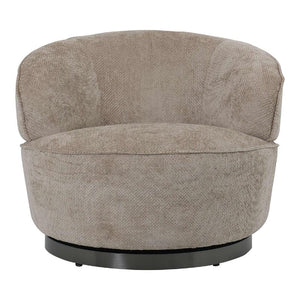 Armchair – Eden Fabric Upholstery, Beige Surface, Padded Seat – Filou | PTMD