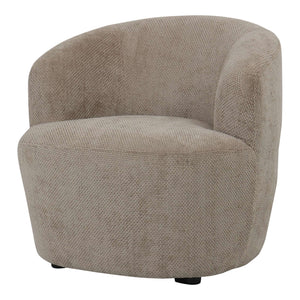 Armchair – Eden Fabric Upholstery, Beige Surface, Padded Seat – Grasa | PTMD