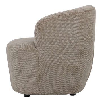 Sessel – Eden Stoffbezug, Beige Oberfläche, Gepolsterte Sitzfläche – Grasa | PTMD