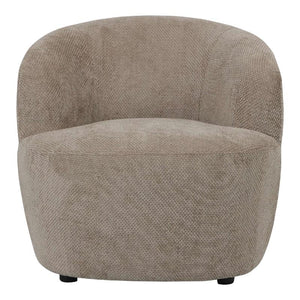 Armchair – Eden Fabric Upholstery, Beige Surface, Padded Seat – Grasa | PTMD