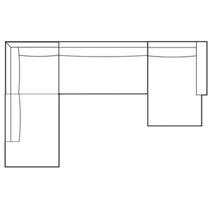 Corner Sofa – Corner Element Design, Fabric Cover, Left-Hand Version – Palermo | PTMD