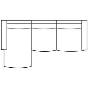 Sofa – Zweisitzer Modul, Chaiselongue Links, Modulelement – Palermo | PTMD