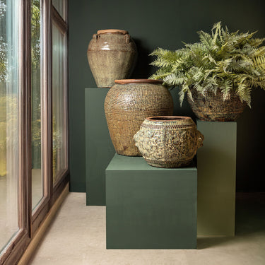 Topf – Krug Design, Runde Form, Keramik Material, Niedrig, S – Lisie | PTMD