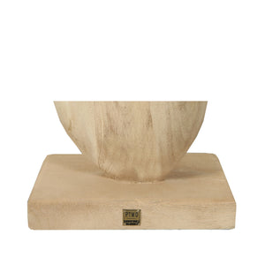 Statue – Kreis Design, Organische Form, Mangoholz Material, Natur, M – Kodey | PTMD