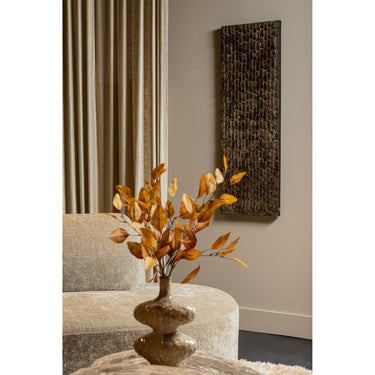 Wandpaneel – Tropfen Muster, MDF Holz, Bronze Farbton, S – Chadwick | PTMD