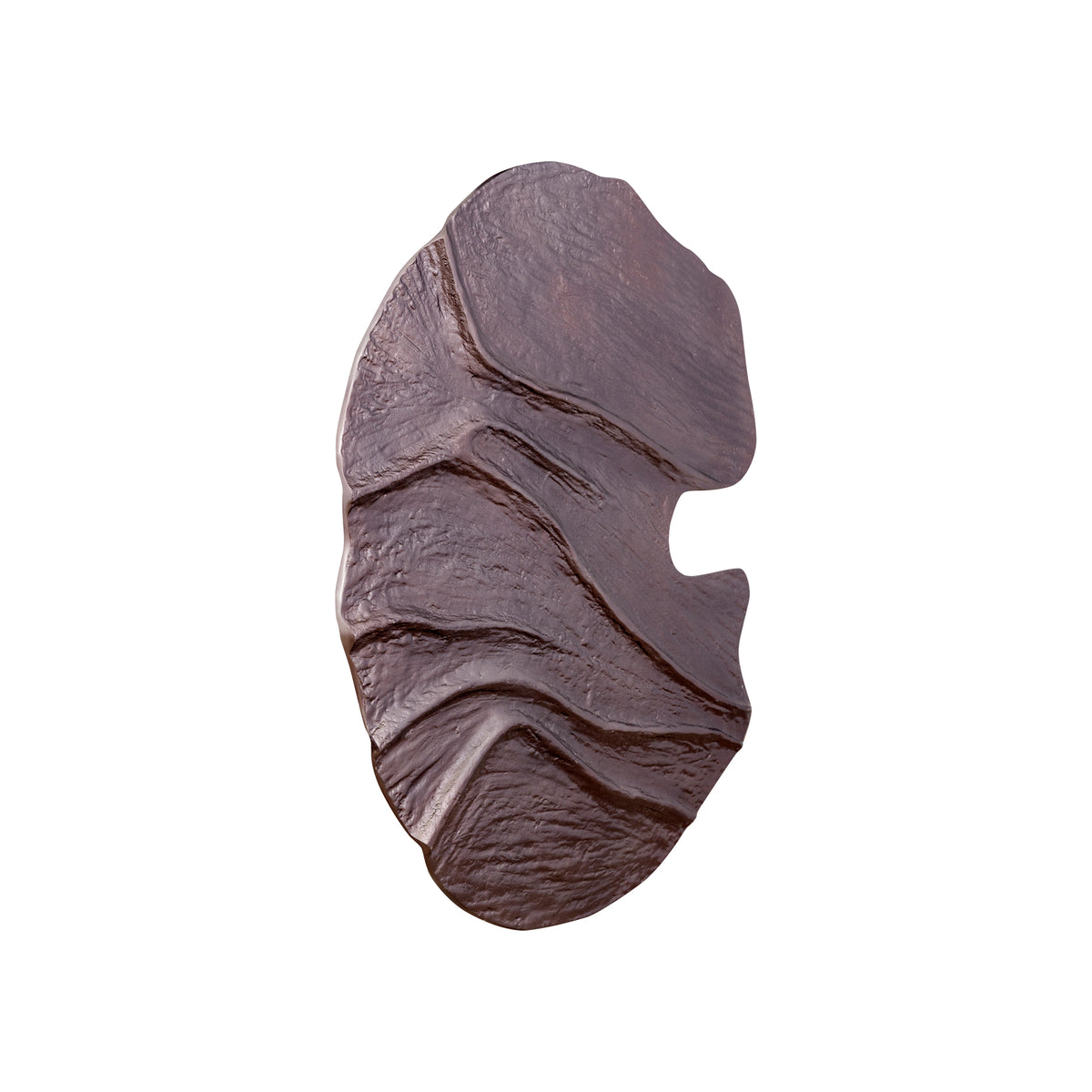 Wandpanel – Wellenstruktur Design, Quadratische Form, MDF Material, Bronze , S – Samraj | PTMD