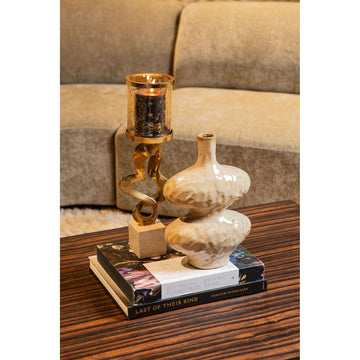 Couchtisch – Holzfurnier, Zwei Schubladen, Rechteckige Form, Braun – Tiess | PTMD