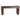 Beistelltisch  – Holzfurnier, Zwei Schubladen, Rechteckige Form, Braun – Tiess | PTMD