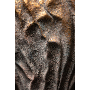 Vase – Grey, Wave Design, Cement Material, XL – Vakas | PTMD