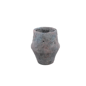 Flowerpot – Gray Color, Organic Design, Cement Material, XS – Javay | PTMD