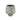 Blumentopf - Runder Zement, Punktmuster, Graufarbe, M – Laim | PTMD