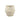 Blumentopf – Beige Farbe, Mittellinien Design, Zement Material, L – Haania | PTMD