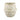Blumentopf – Beige Farbe, Mittellinien Design, Zement Material, XXL – Haania | PTMD