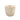 Blumentopf – Runde Form, Linienmuster Design, Creme Oberfläche, Zement Material, L – Lianna | PTMD