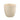 Blumentopf – Runde Form, Linienmuster Design, Creme Oberfläche, Zement Material, XL – Lianna | PTMD