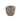 Blumentopf – Runde Form, Linienmuster Design, Beige Oberfläche, Zement Material, XS – Lianna | PTMD