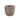 Blumentopf – Runde Form, Linienmuster Design, Beige Oberfläche, Zement Material, M – Lianna | PTMD