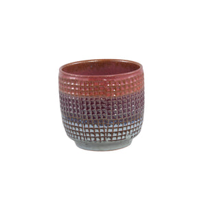 Flowerpot – Lilac Surface, Ombre Pattern, Ceramic Material, XS – Elana | PTMD
