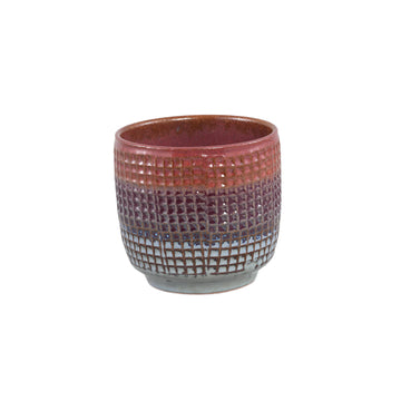 Flowerpot – Lilac Surface, Ombre Pattern, Ceramic Material, XS – Elana | PTMD