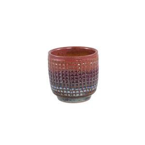 Flowerpot – Purple Surface, Ombre Pattern, Ceramic Material, XXS – Elana | PTMD