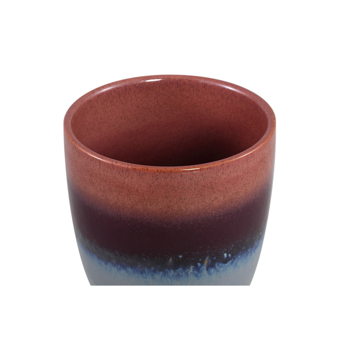 Topf – Glasur Finish, Keramik Material, Modernes Design, Lila, XS - Braxton | PTMD