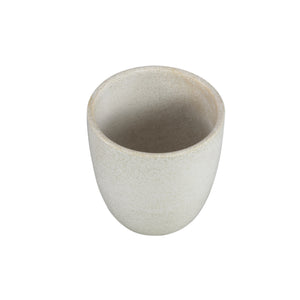 Topf – Glasur Finish, Keramik Material, Modernes Design, Weiß, L - Braxton | PTMD
