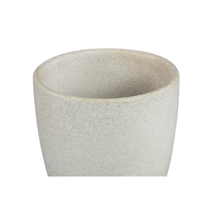 Topf – Glasur Finish, Keramik Material, Modernes Design, Weiß, L - Braxton | PTMD