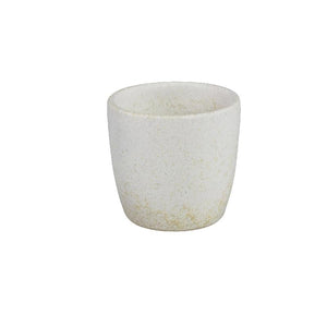 Topf – Glasur Finish, Keramik Material, Modernes Design, Weiß, S  - Braxton | PTMD