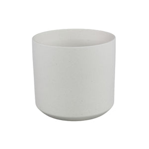 Flower pot – White surface, Round shape, Ceramic material, XXL – Fatima | PTMD