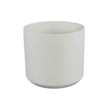 Flower pot – White surface, Round shape, Ceramic material, XXL – Fatima | PTMD