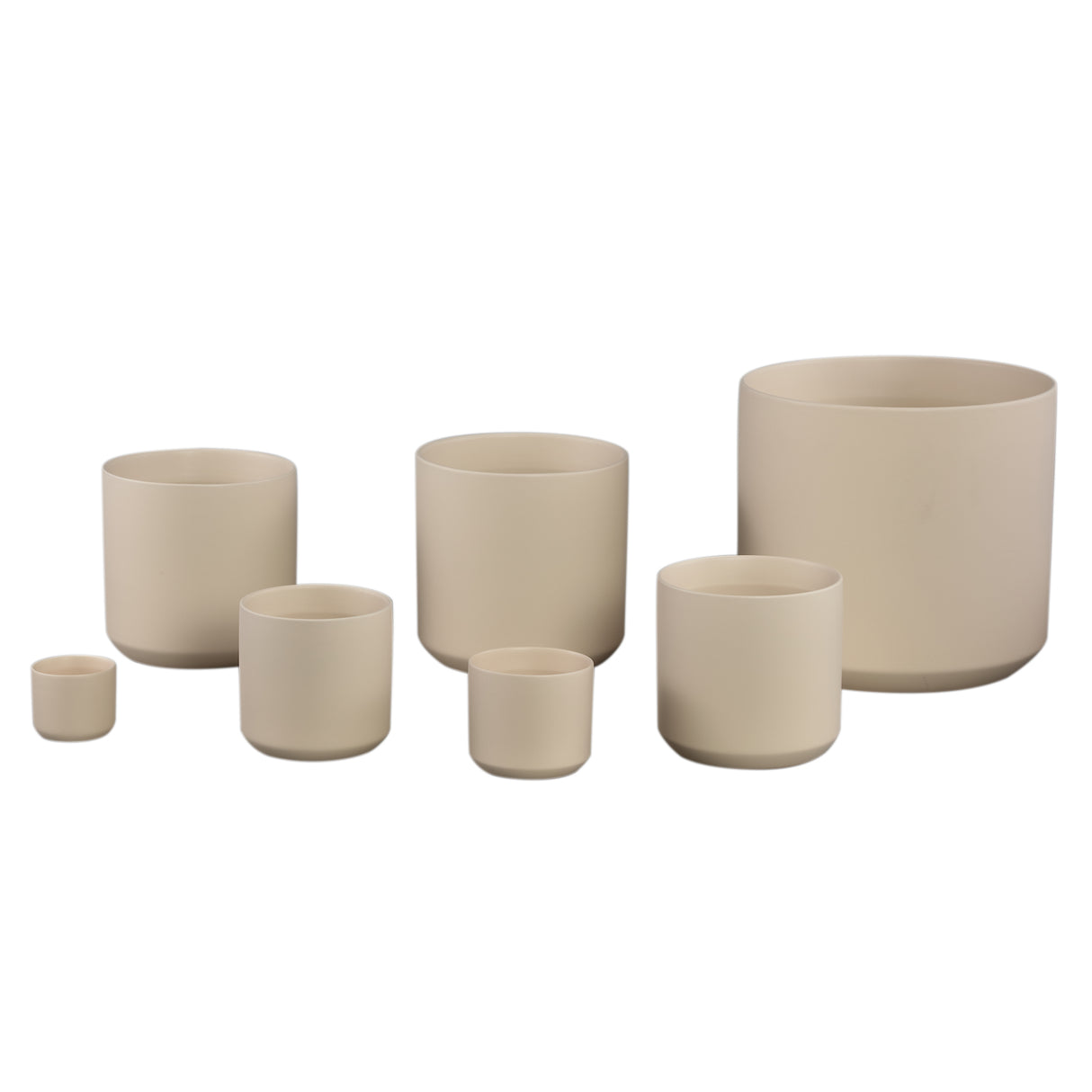 Blumentopf – Creme Oberfläche, Runde Form, Keramik Material, S – Fatima | PTMD