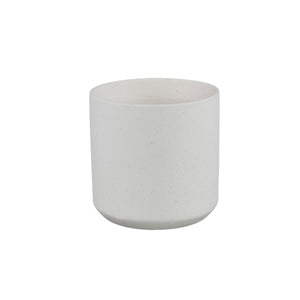 Blumentopf – Weiße Oberfläche, Runde Form, Keramik Material, XL – Fatima | PTMD
