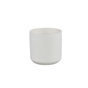 Blumentopf – Weiße Oberfläche, Runde Form, Keramik Material, S – Fatima | PTMD