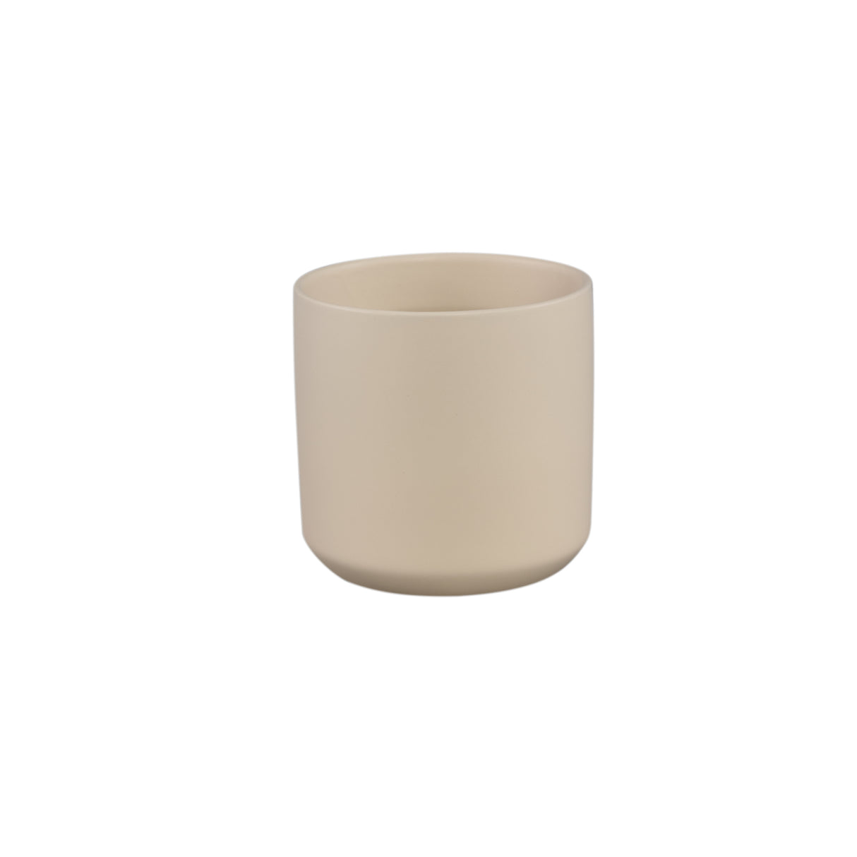 Blumentopf – Creme Oberfläche, Runde Form, Keramik Material, S – Fatima | PTMD