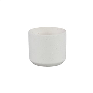 Flowerpot – White Surface, Round Shape, Ceramic Material, XS – Fatima | PTMD