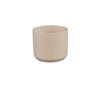 Blumentopf – Creme Oberfläche, Runde Form, Keramik Material, XS – Fatima | PTMD