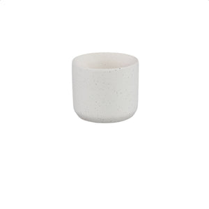 Flowerpot – White Surface, Round Shape, Ceramic Material, XXS – Fatima | PTMD