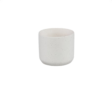 Flowerpot – White Surface, Round Shape, Ceramic Material, XXS – Fatima | PTMD